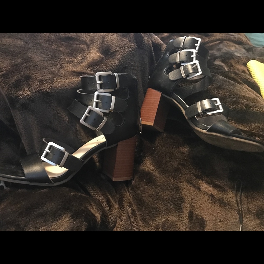 Beautiful buckle heels